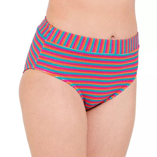 Womens Freshwater Banded High Leg Hipster Swim Bottoms Product Image