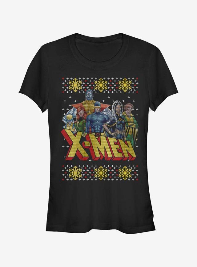 Marvel X-Men Group Sweater Girls T-Shirt Product Image