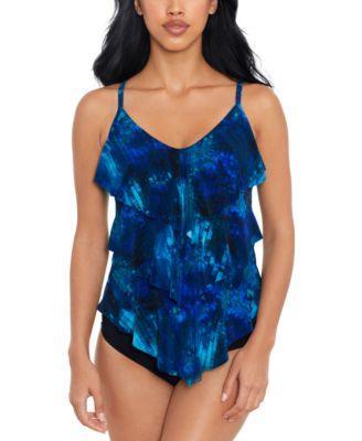 Magicsuit Womens Rita Tankini Top Shirred Bikini Bottoms Womens Swimsuit Product Image