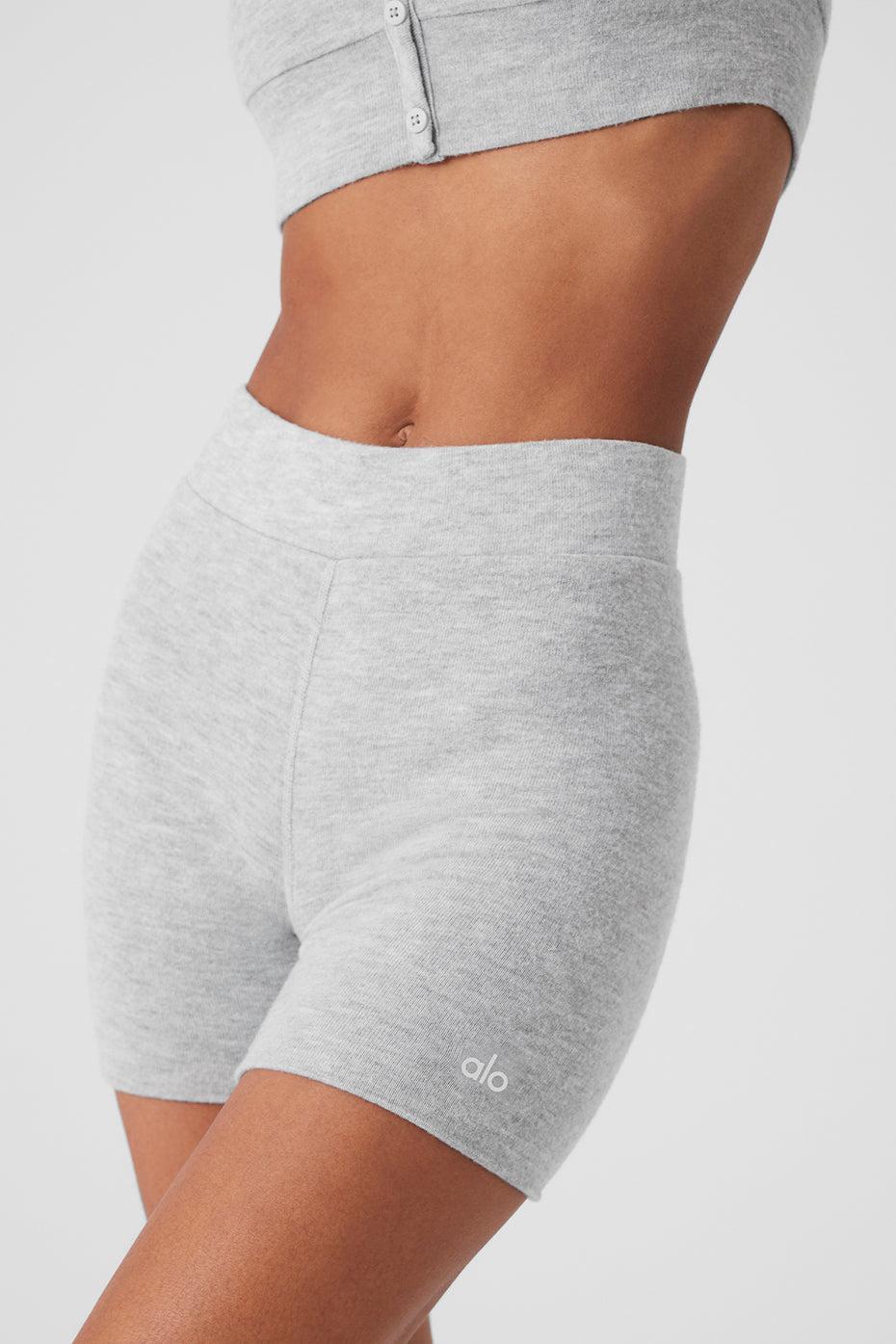 Alolux High-Waist Me Time Short - Athletic Heather Grey Female Product Image