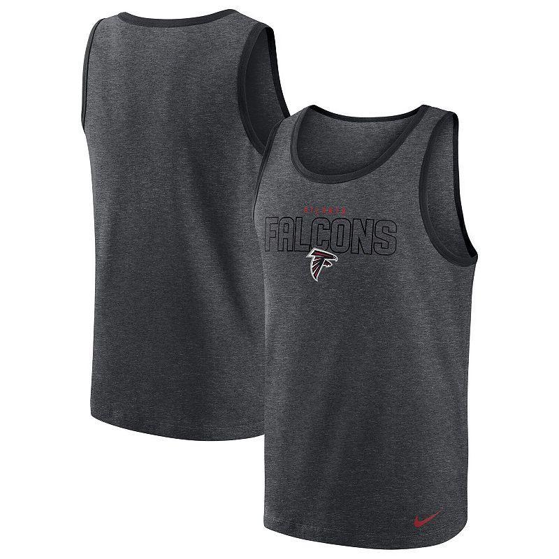 Mens Nike Heathered Charcoal Seattle Seahawks Tri-Blend Tank Top Product Image