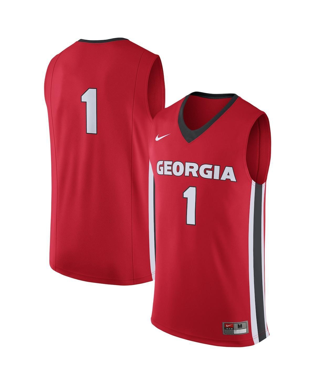 Mens Nike #1 Georgia Bulldogs Replica Jersey Product Image