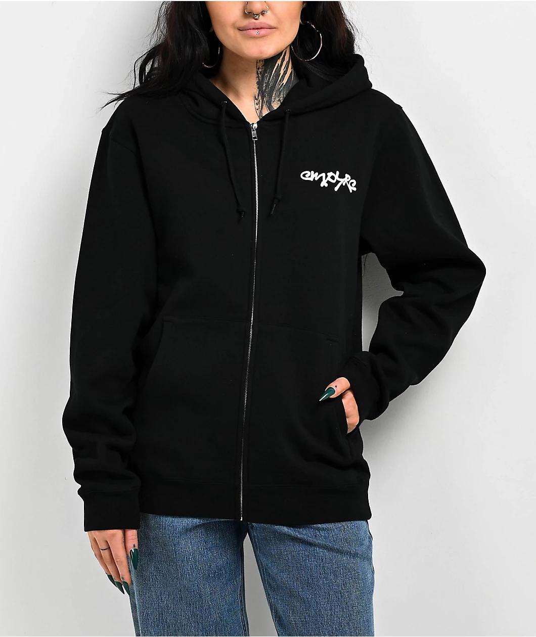 Empyre Dying Shadows Black Zip Hoodie Product Image