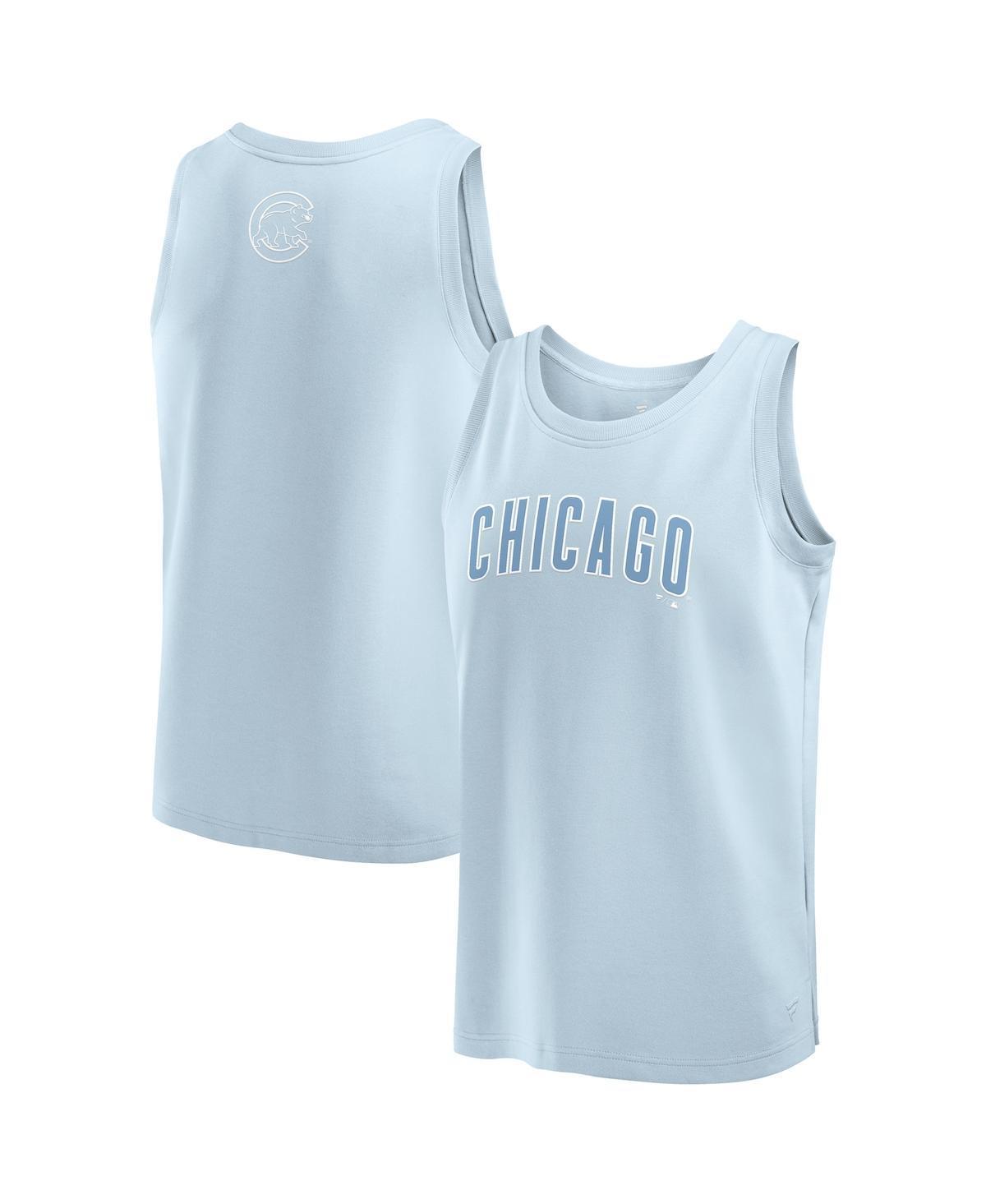 Fanatics Mens Light Blue Chicago Cubs Elements Tank Top Product Image