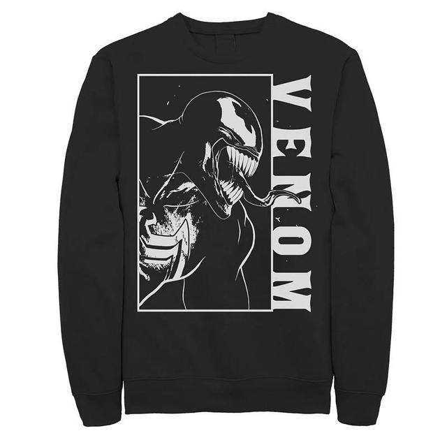 Mens Marvel Venom Side View Tongue Out Sweatshirt Product Image