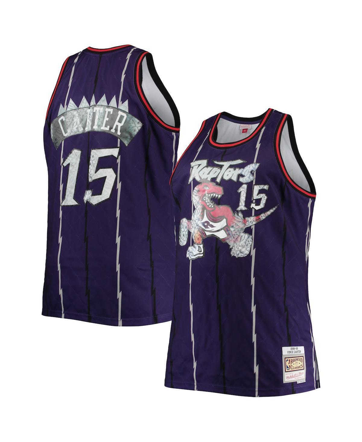 Mens Vince Carter Purple Toronto Raptors Big and Tall 1998-99 Nba 75th Anniversary Diamond Swingman Jersey - Purple Product Image