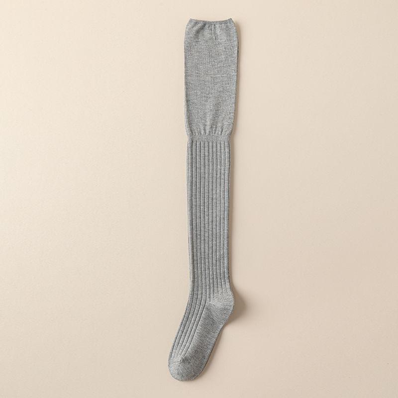 Plain Over the Knee Socks Product Image