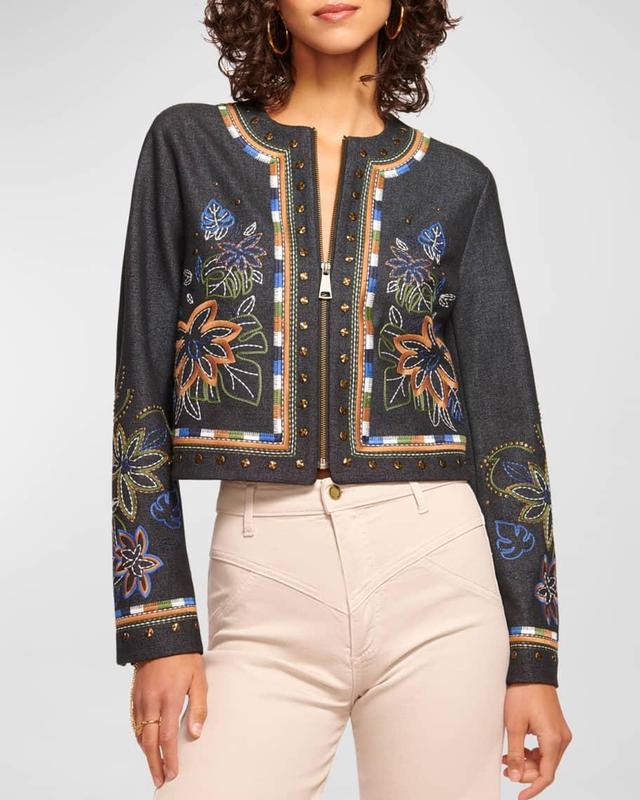 Mav Floral Embroidered Jacket Product Image