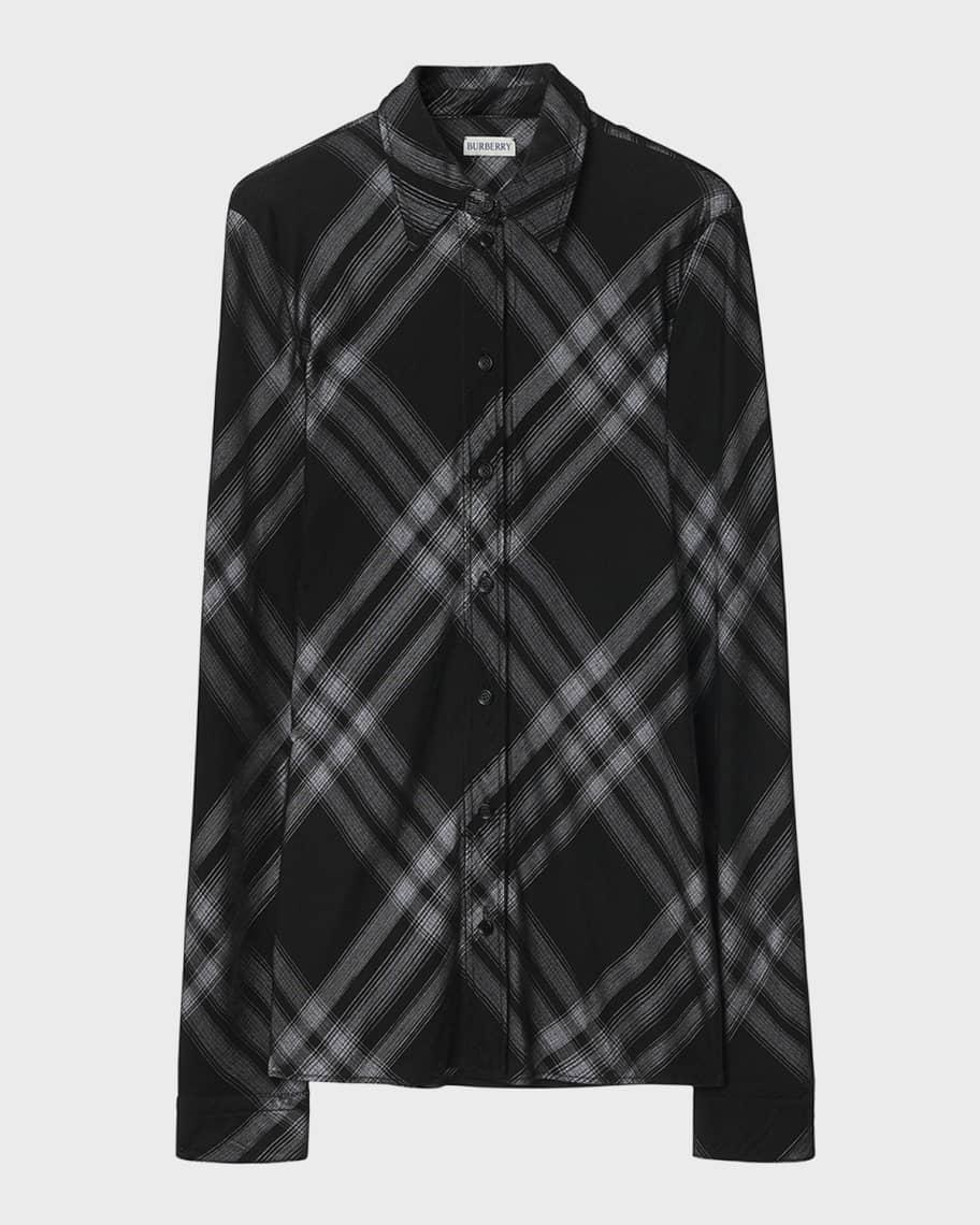 Signature Check Button-Front Shirt Product Image