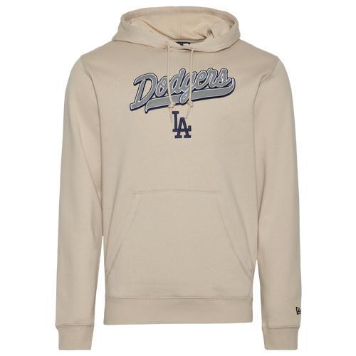 New Era Mens Dodgers Hooded Pullover - Tan/Tan Product Image