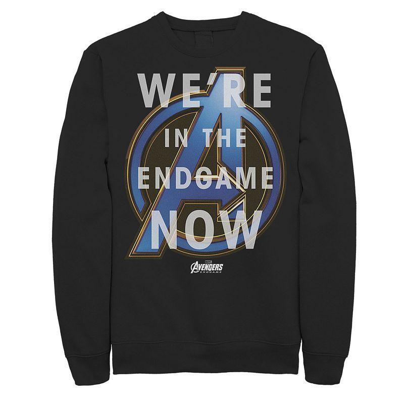 Mens Marvel Avengers Endgame Were In The Endgame Now Graphic Fleece Pullover Product Image