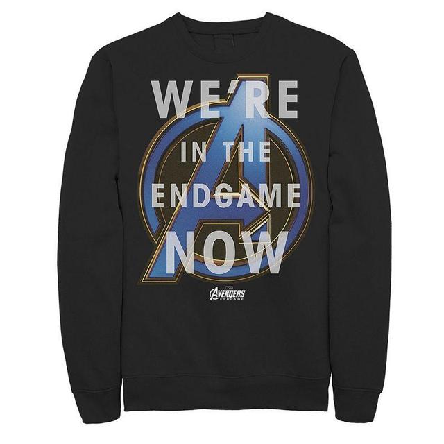 Mens Marvel Avengers Endgame Were In The Endgame Now Graphic Fleece Pullover Product Image