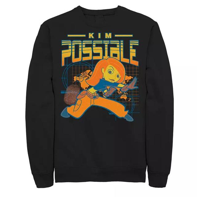 Mens Disneys Kim Possible Spy Map Location Fingerprint Sweatshirt Product Image