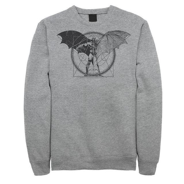 Batman™ Men's Schematic Graphic Crew Fleece Sweatshirt, 2Xl Product Image