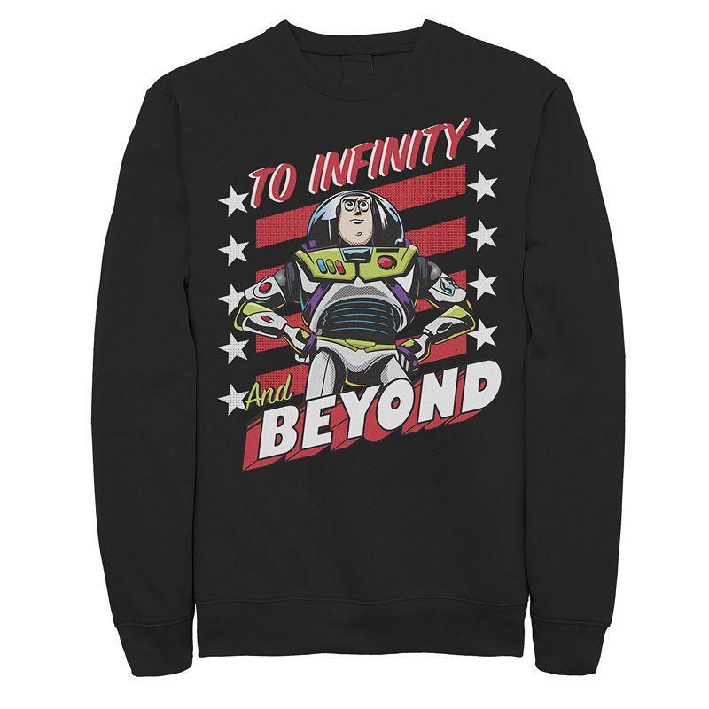 Disney / Pixars Toy Story Buzz Lightyear Mens Infinity & Beyond Poster Sweatshirt Product Image