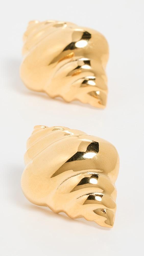 Kenneth Jay Lane Polished Shell Earrings | Shopbop Product Image