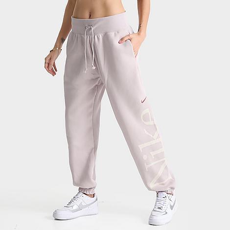 Nike Womens Sportswear Oversized Logo Phoenix Fleece Jogger Sweatpants Product Image