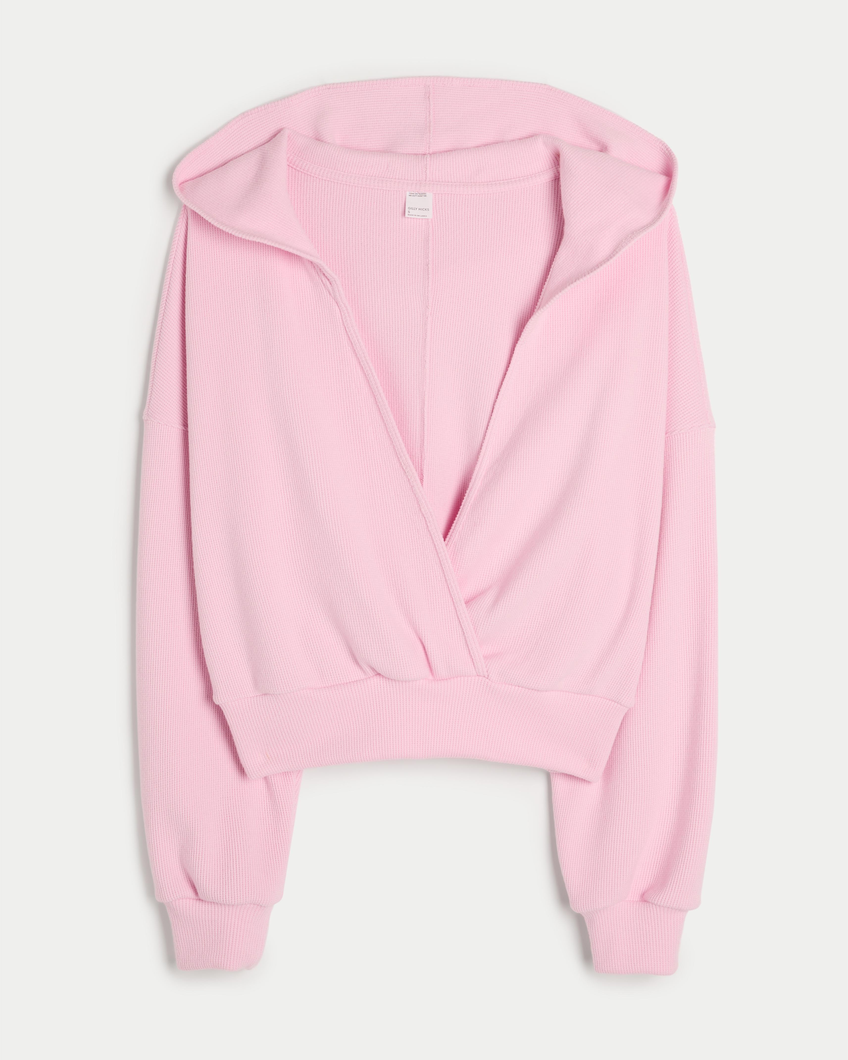 Gilly Hicks Cozy Waffle Wrap Hoodie Product Image