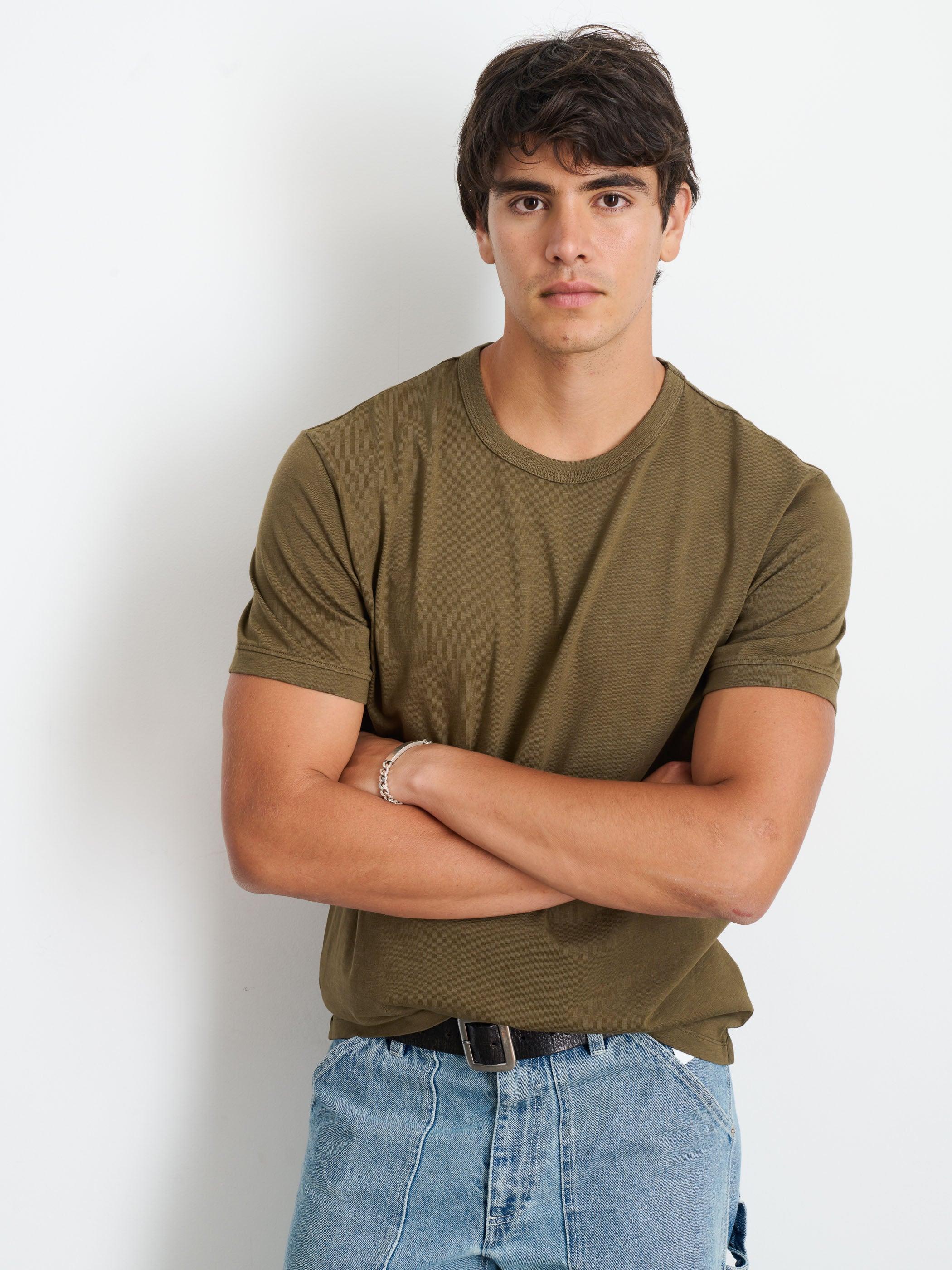 Standard T-Shirt in Slub Cotton Male Product Image