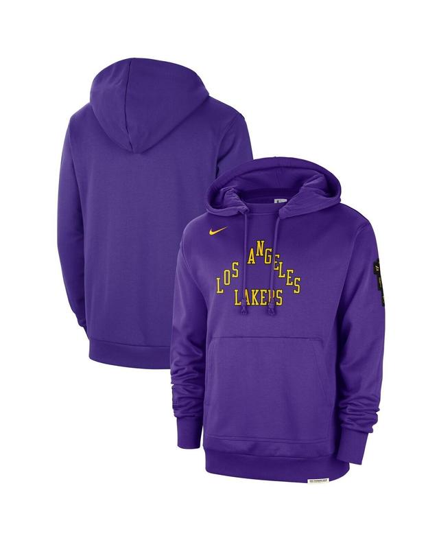 Mens Nike Purple Los Angeles Lakers 2023/24 City Edition Courtside Standard Issue Pullover Hoodie Product Image