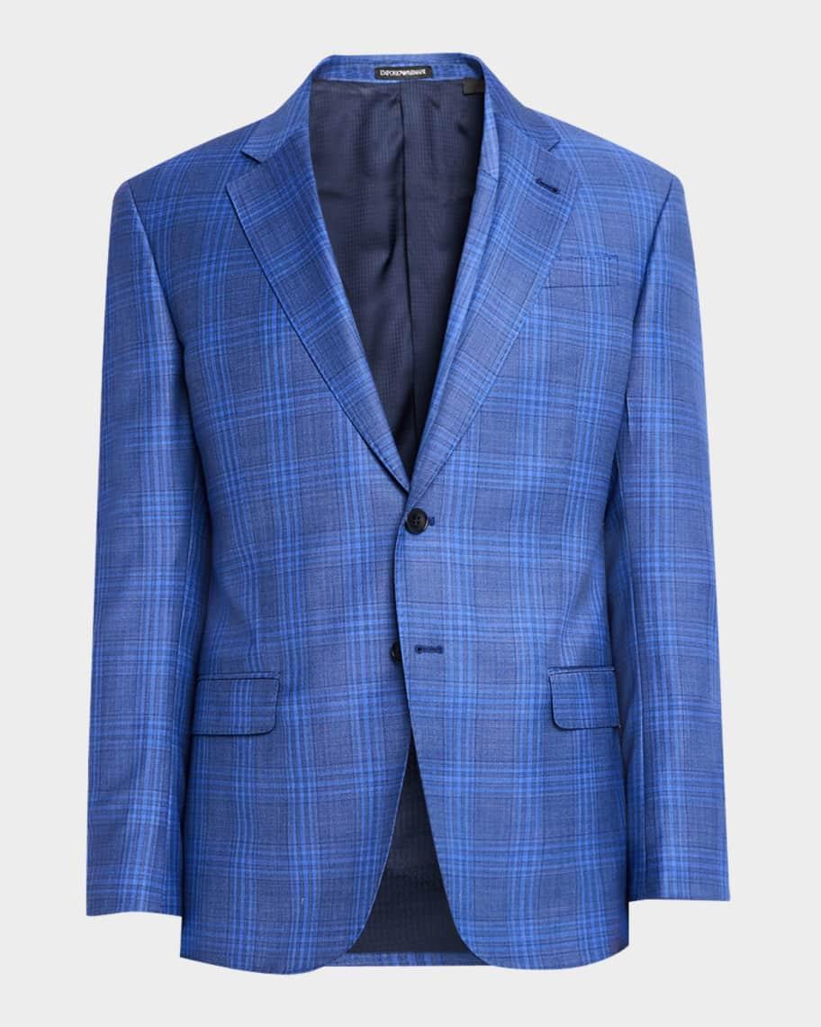 Men's Oversized Plaid Sport Coat Product Image