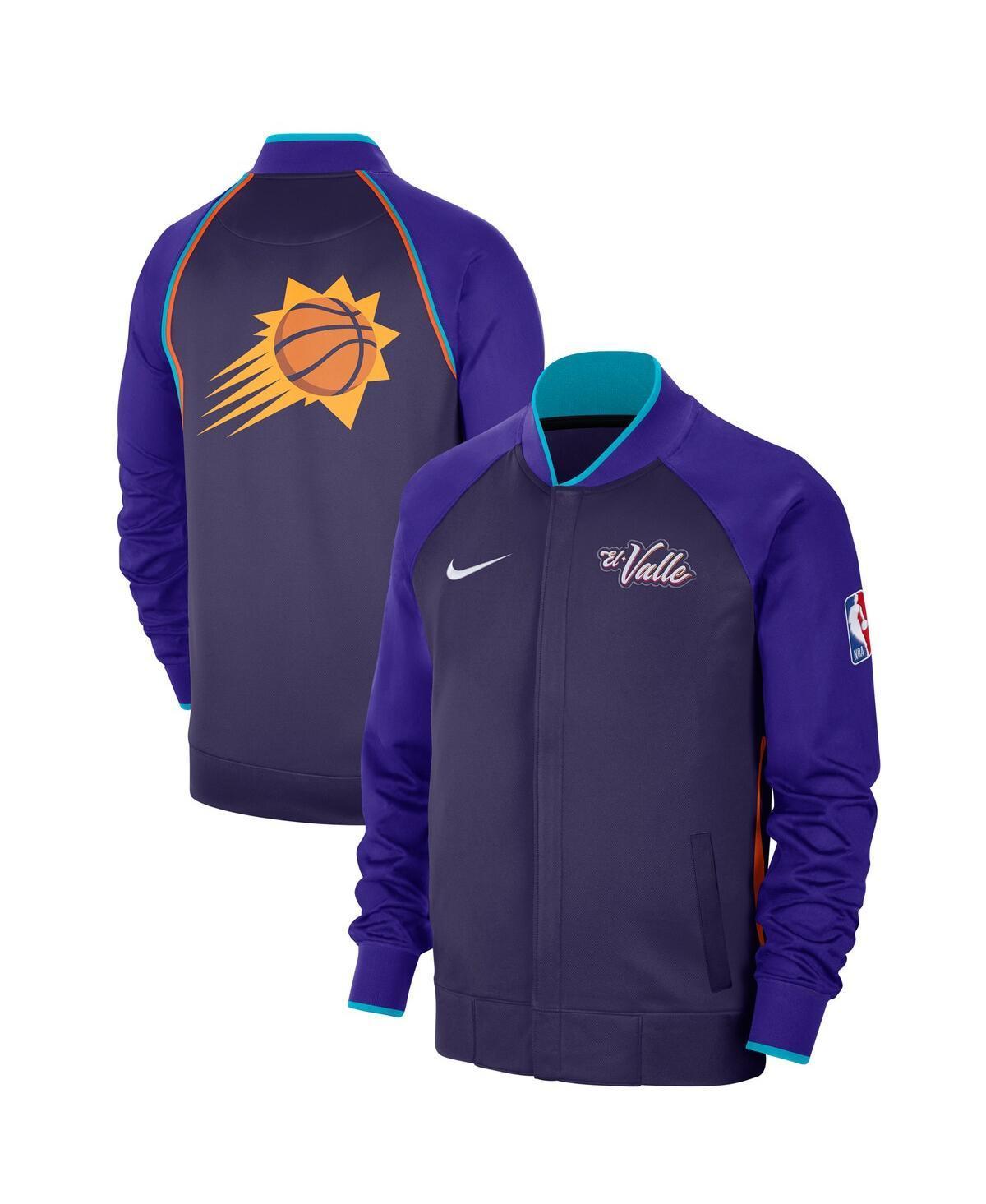 Mens Nike Purple Phoenix Suns 2023/24 City Edition Authentic Showtime Performance Raglan Full-Zip Jacket Product Image