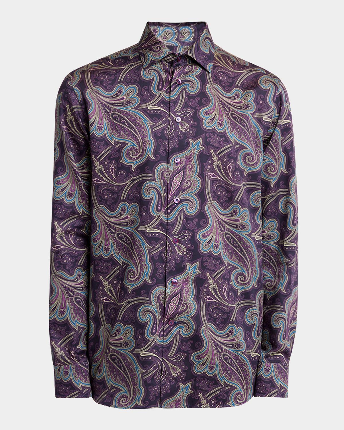 Mens Paisley Sport Shirt Product Image