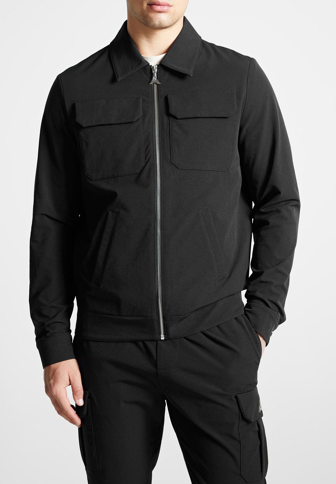 Technical Cargo Jacket - Black / Black / MAN1963-01 Product Image