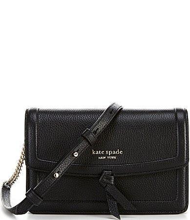 Kate Spade New York Knott Pebbled Leather Flap Crossbody Product Image