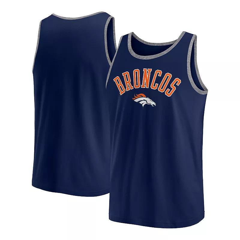 Mens Fanatics Denver Broncos Bet Tank Top Blue Product Image