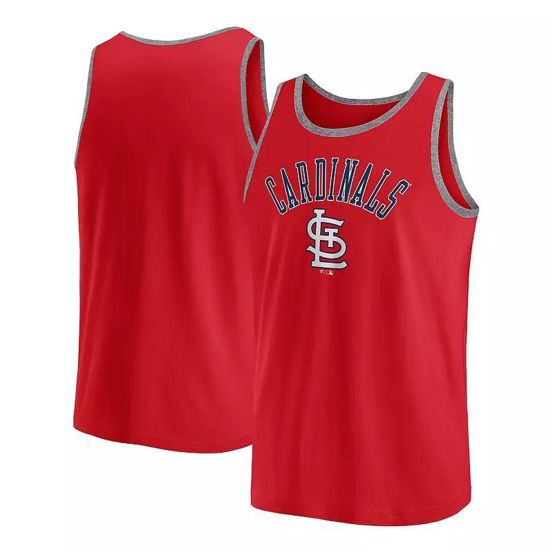 Fanatics Mens Red St. Louis Cardinals Bet Tank Top - Red Product Image