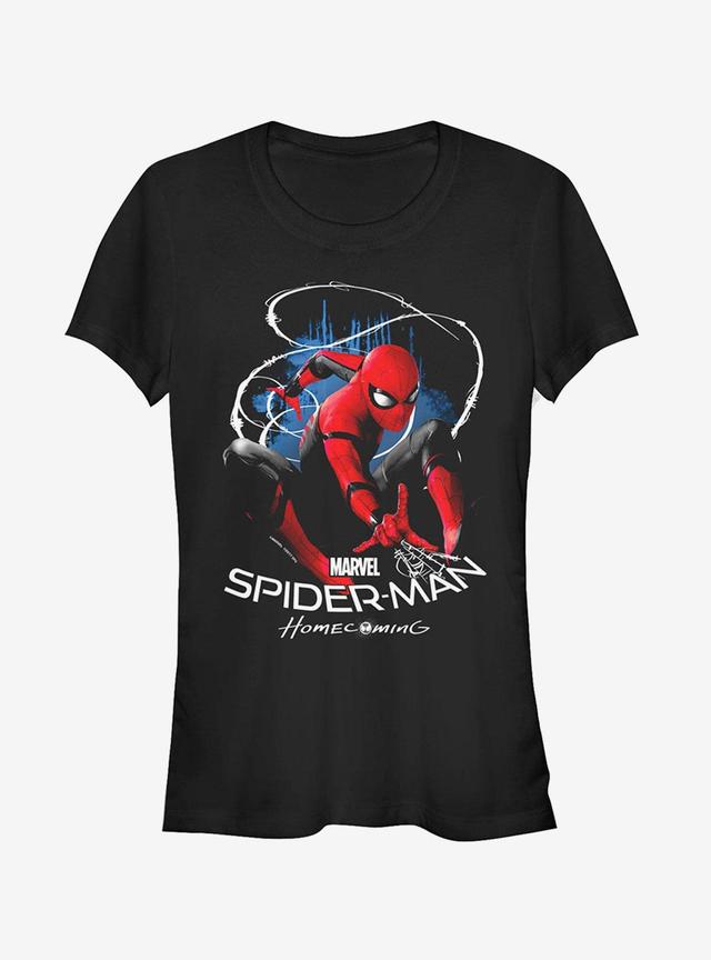 Marvel Spider-Man Homecoming Web Lasso Girls T-Shirt Product Image