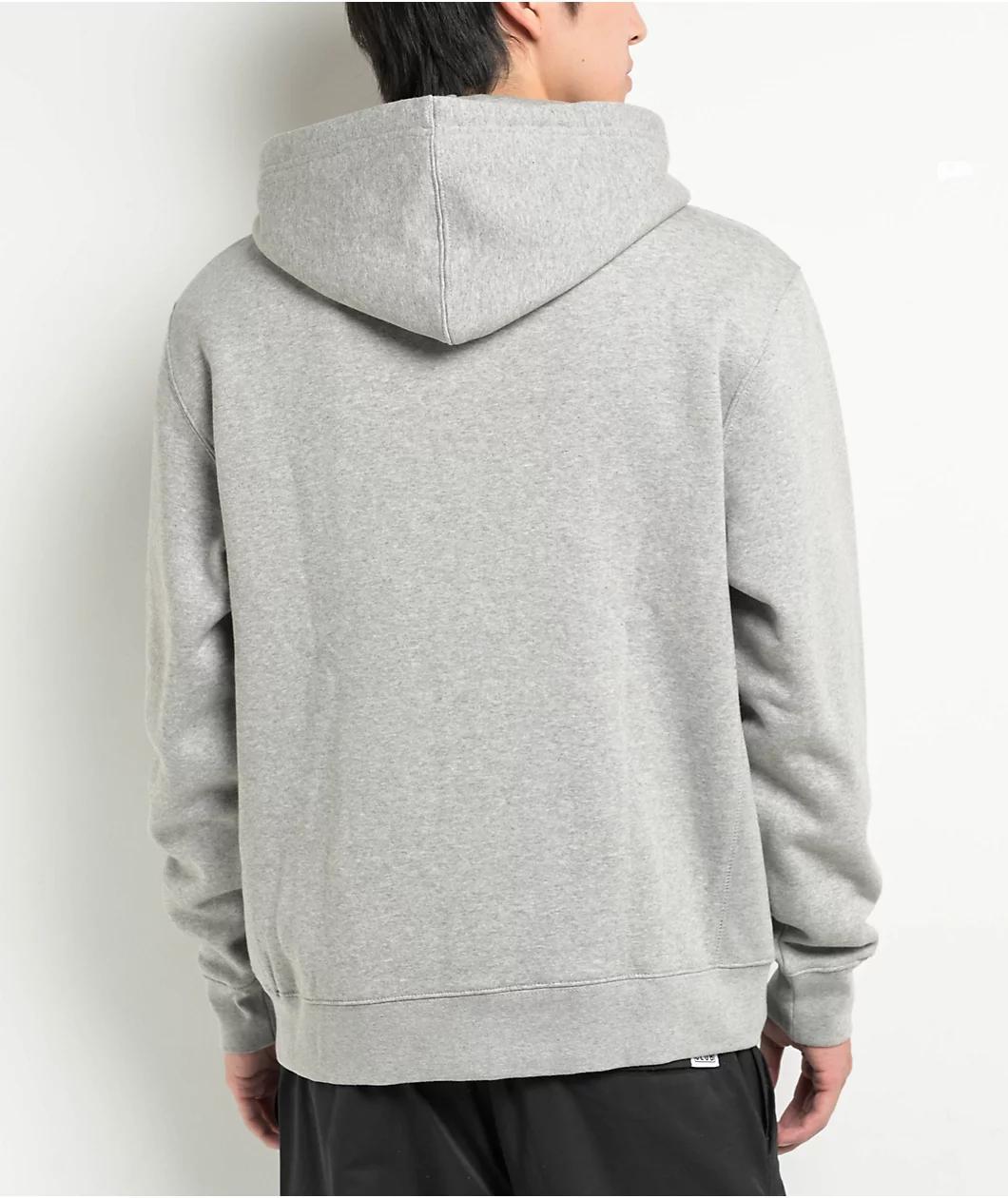 Pro Club Heavyweight Grey Zip Hoodie Product Image