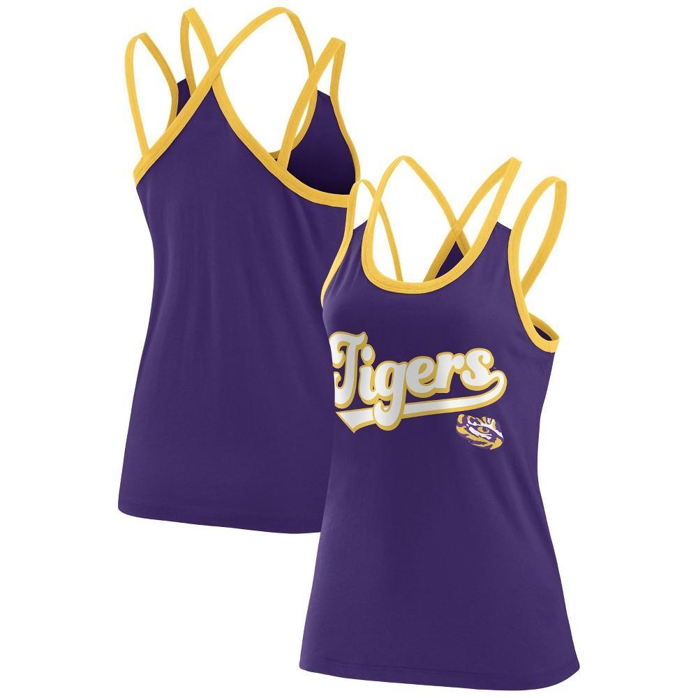 NCAA LSU Tigers Womens Two Tone Tank Top Product Image