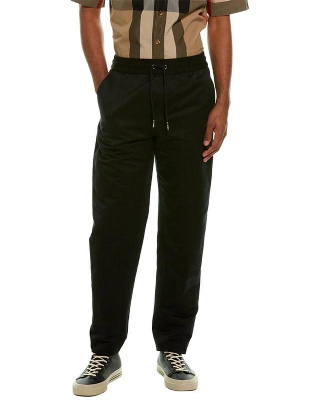 Linen-blend Track Pant In Black Product Image