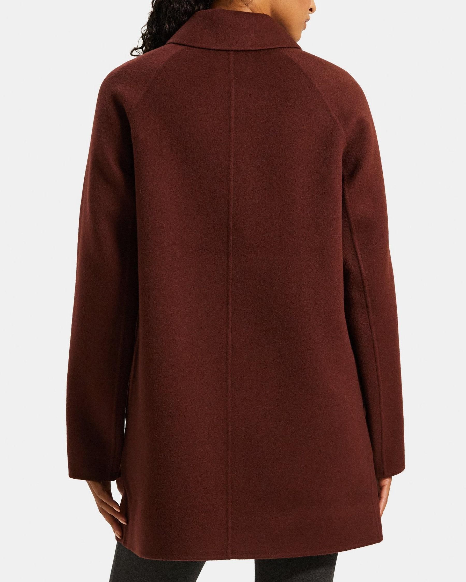 Relaxed Coat in Double-Face Wool-Cashmere Product Image