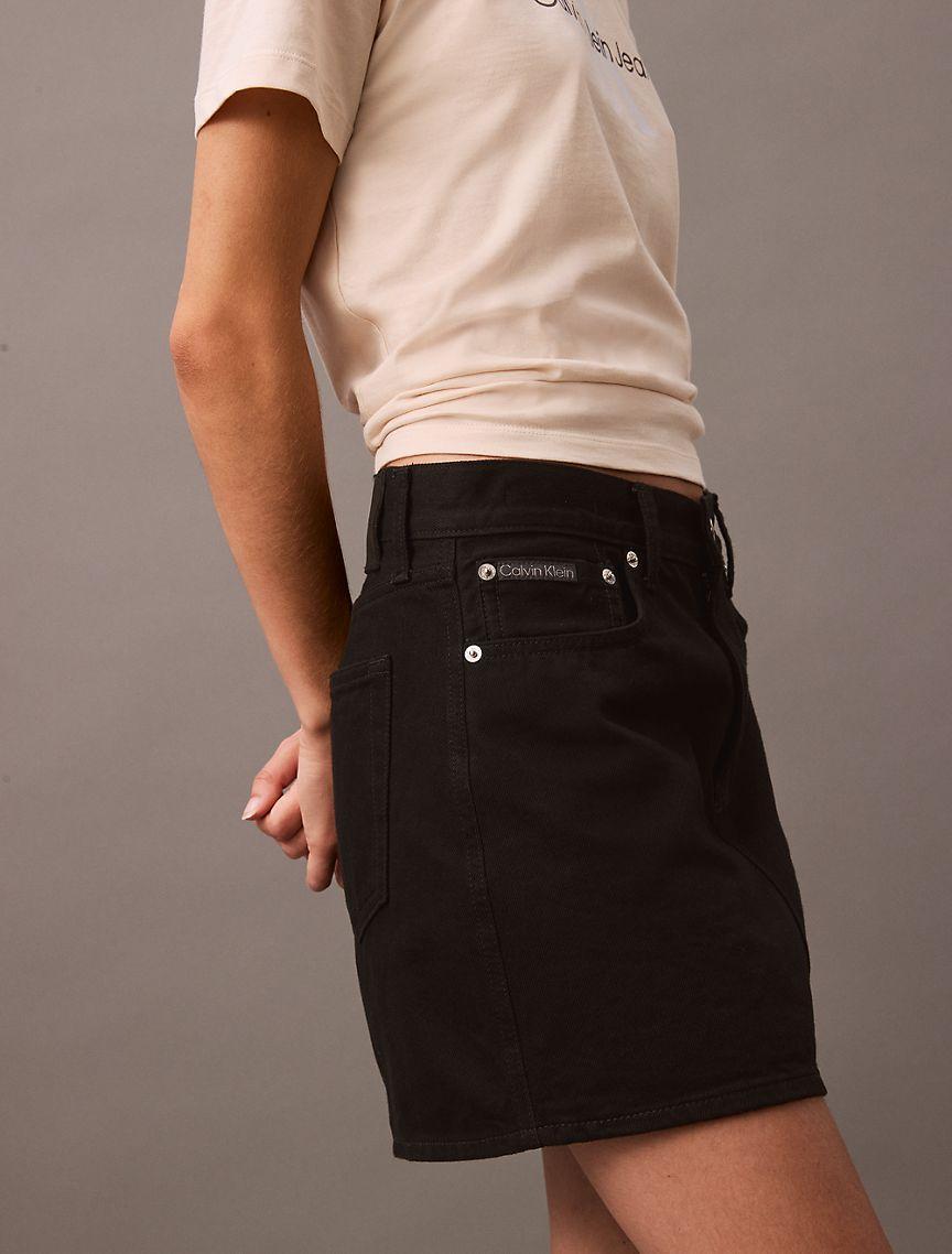 Denim Mini Skirt Product Image