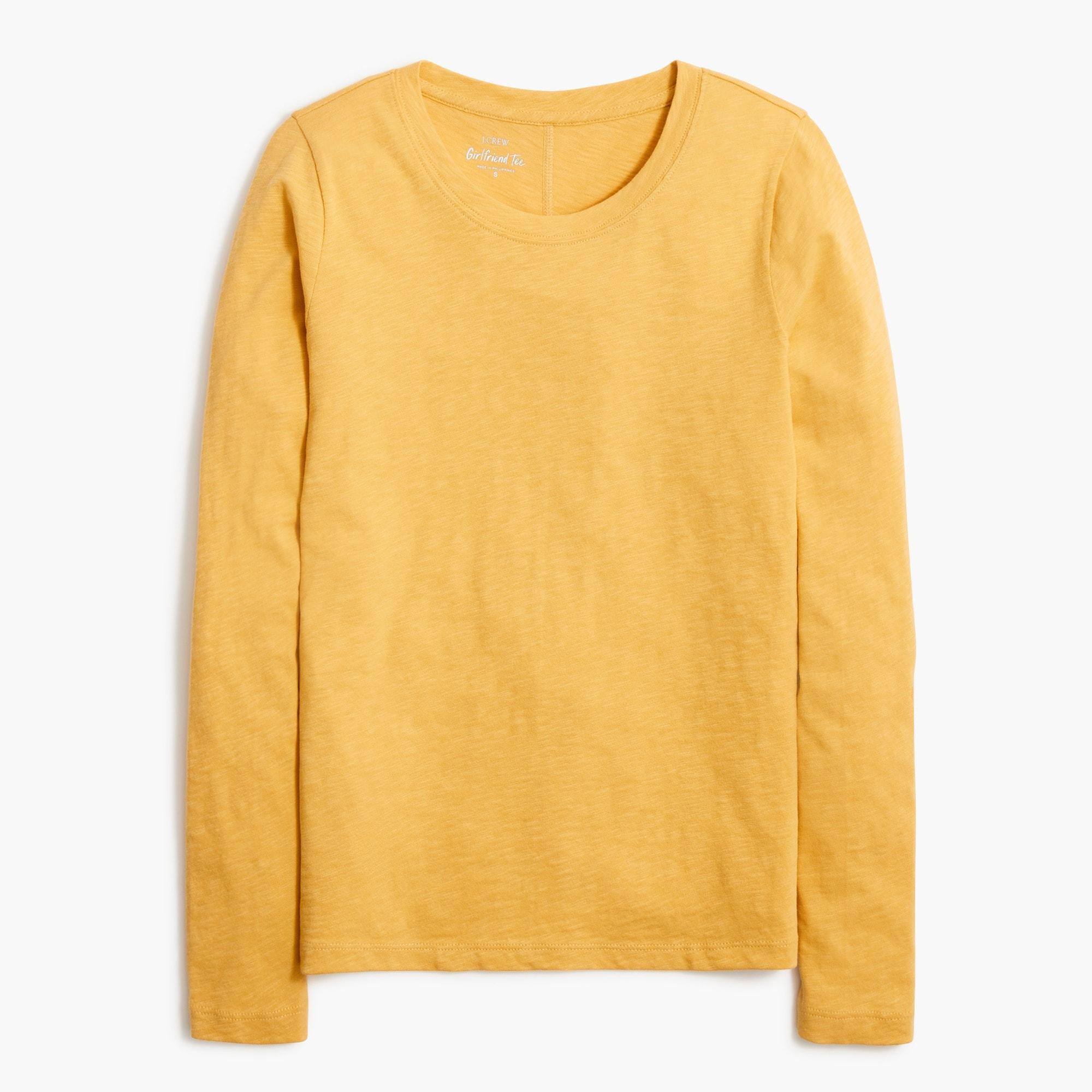 Long-sleeve crewneck girlfriend tee Product Image