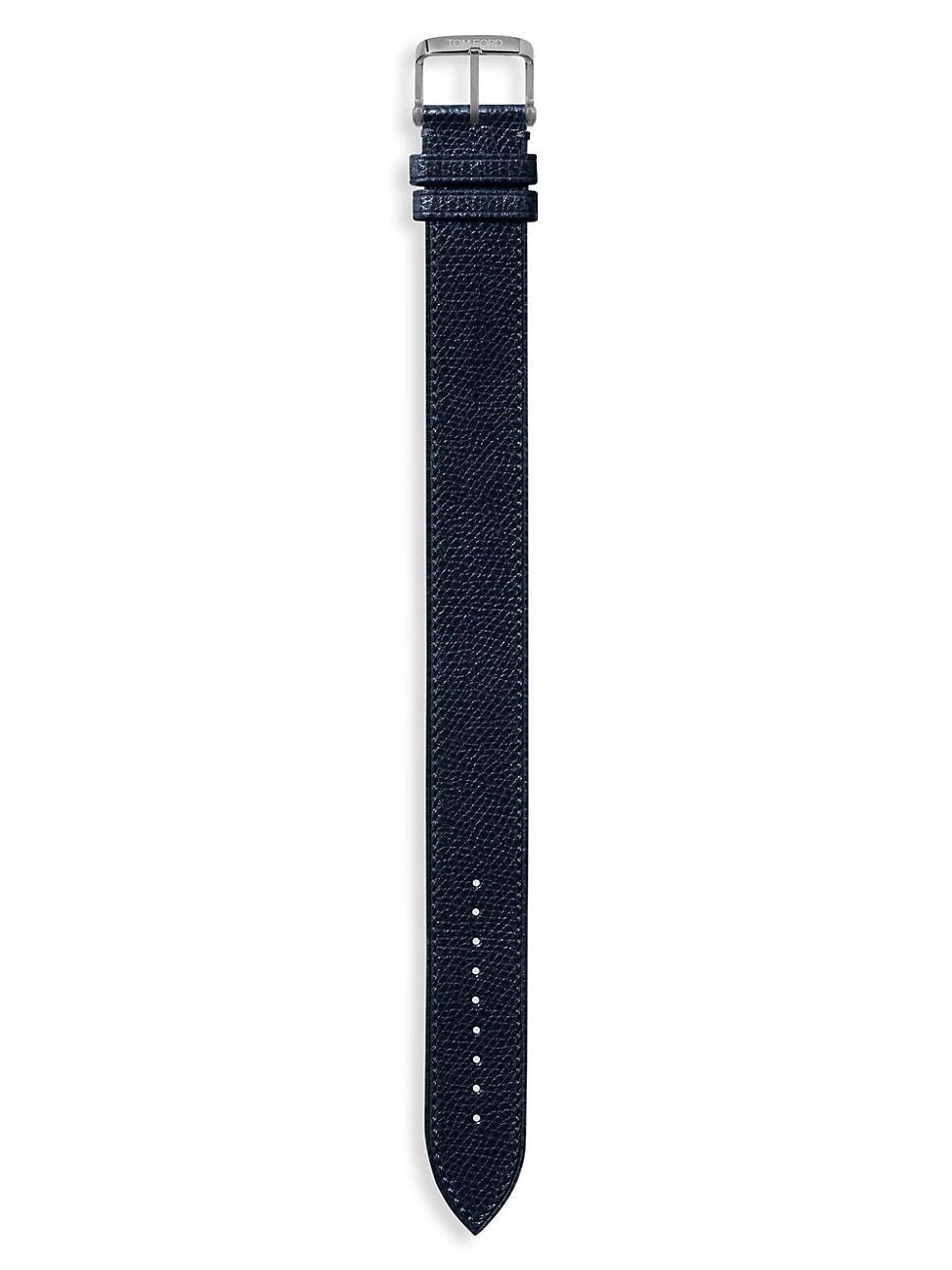 Mens Pebble Grain Leather Watch Strap Product Image