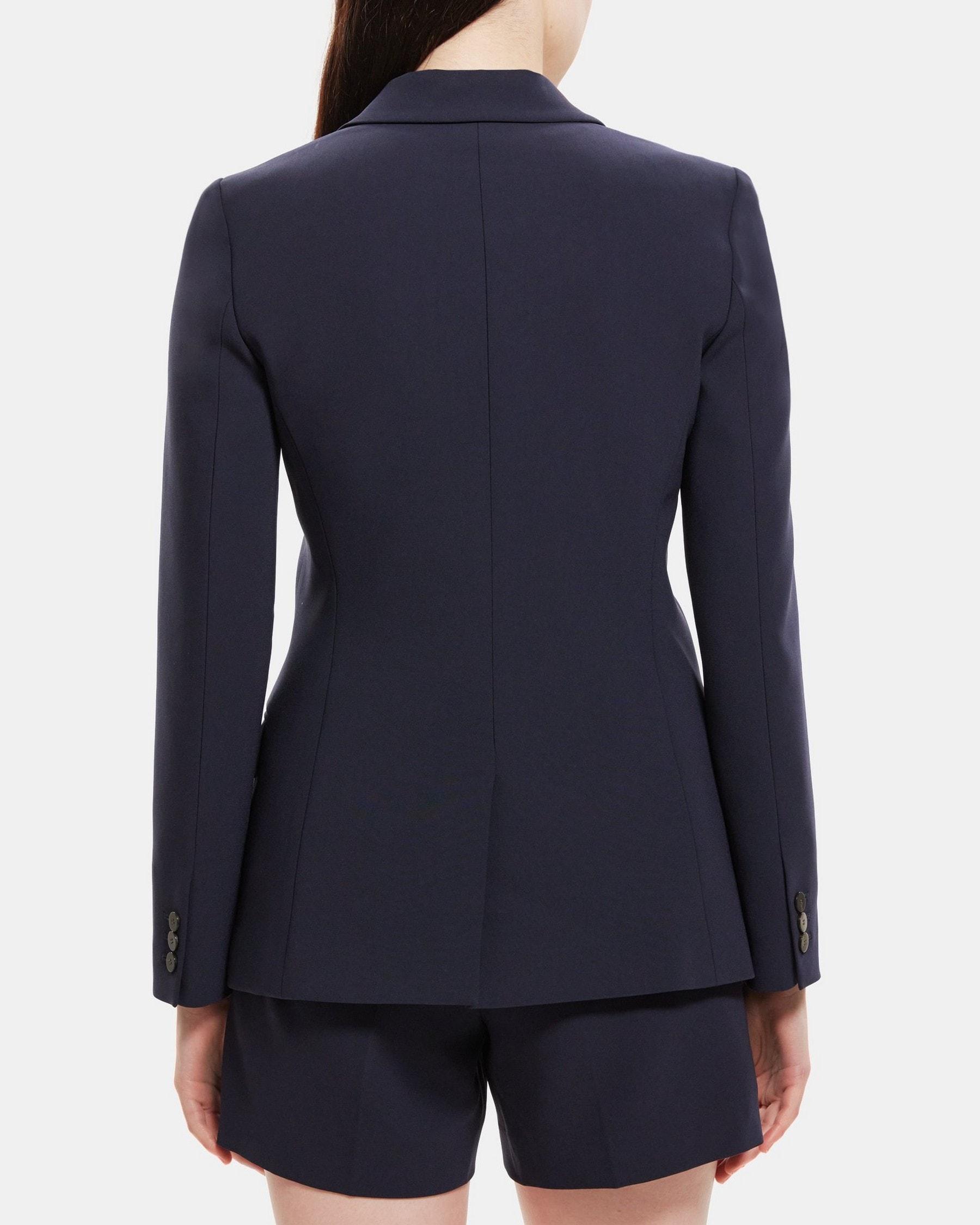 Fitted Blazer in Crepe Product Image