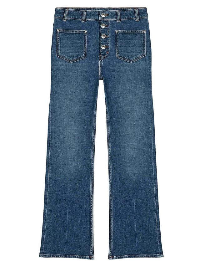 Womens Denim Jeans With Pockets Product Image