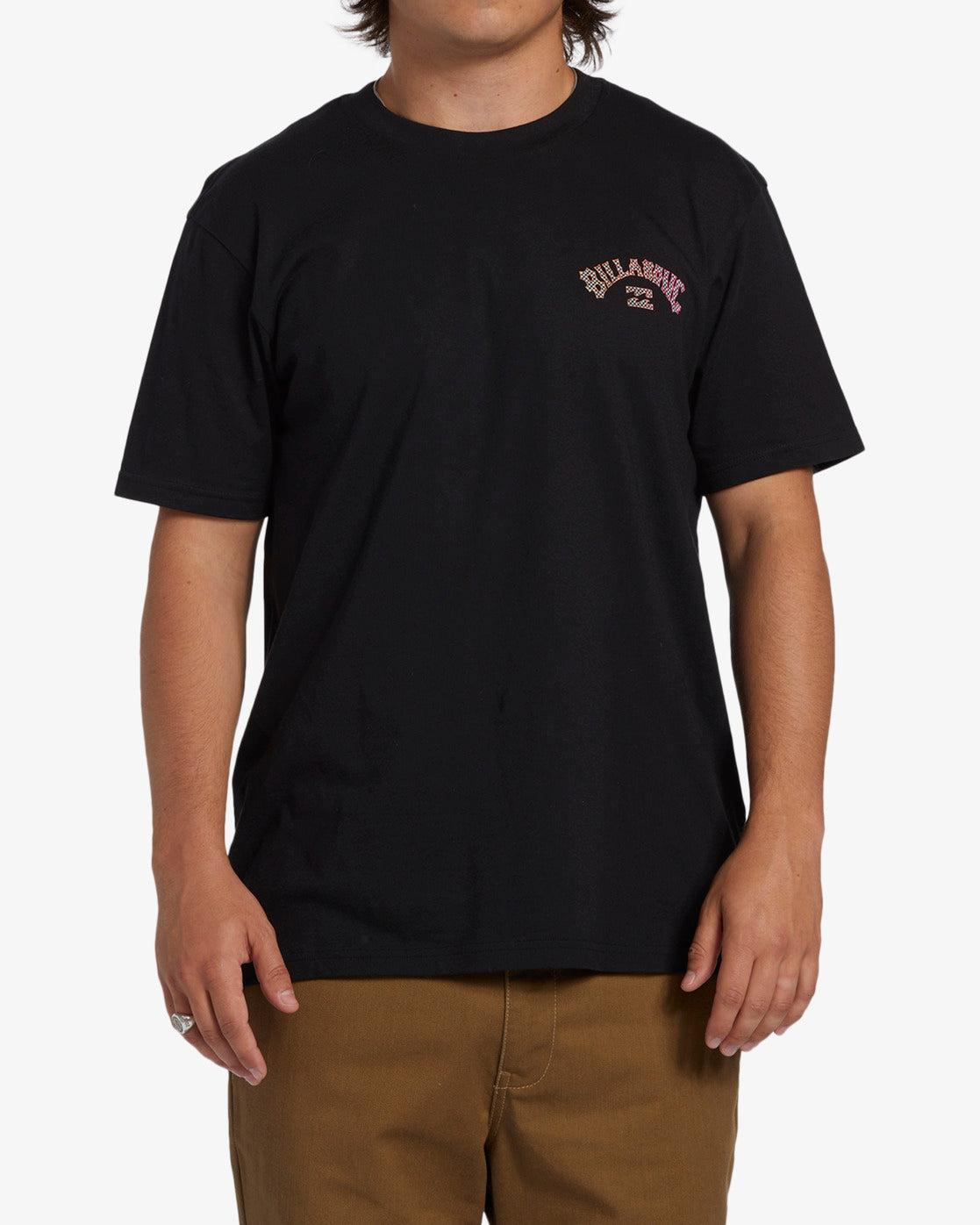 Arch Fill T-Shirt - Black Male Product Image