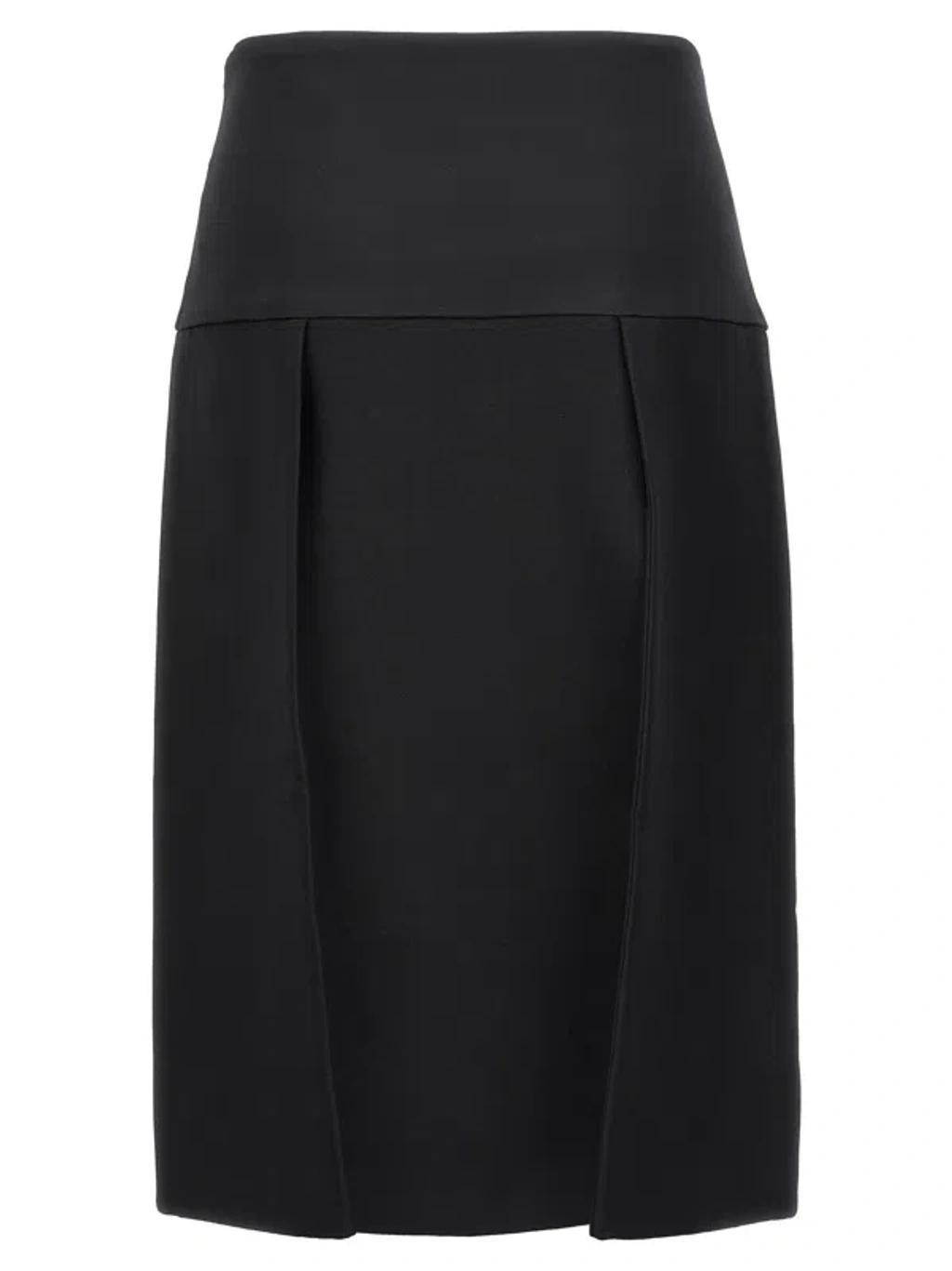 KHAITE Kidd Skirt In Black Product Image