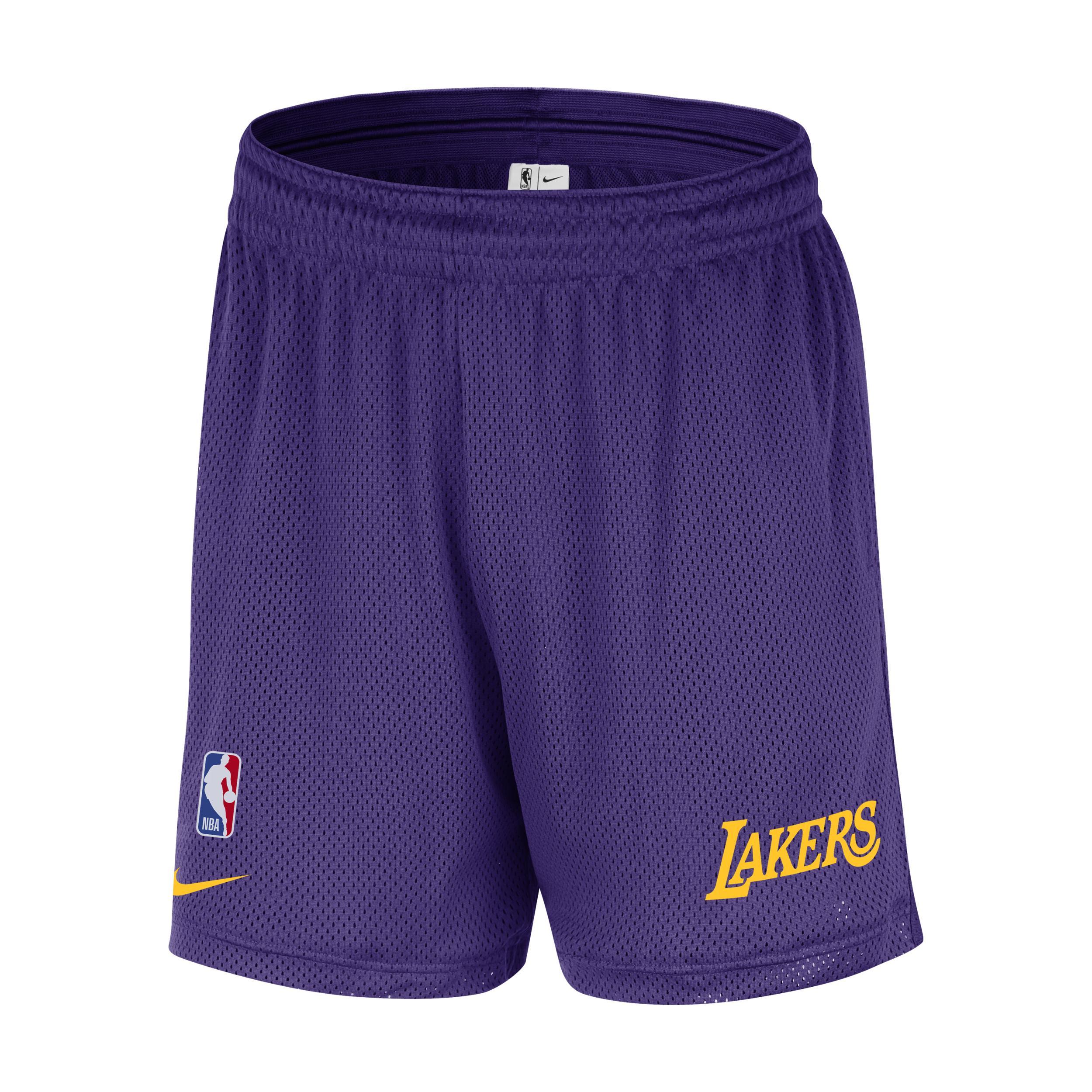 Los Angeles Lakers Nike Mens NBA Mesh Shorts Product Image