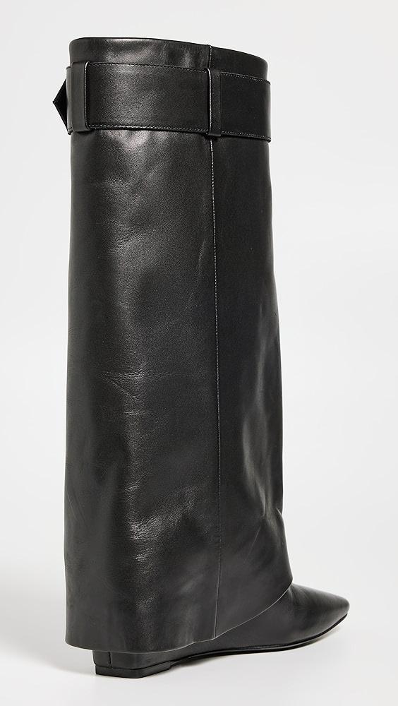 SIMKHAI Freyja Belted Fold Over Boots | Shopbop Product Image