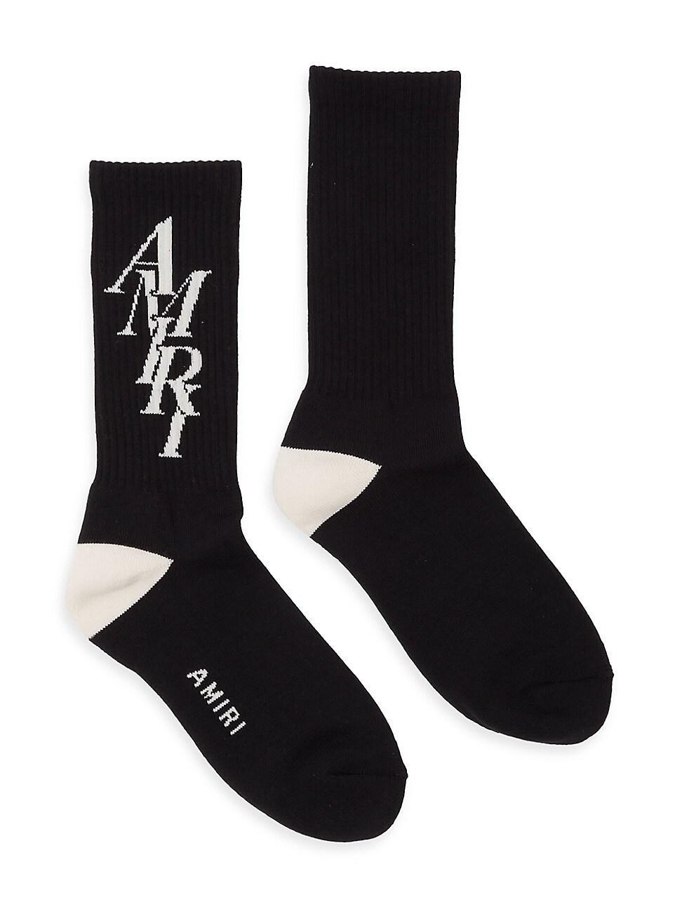 Mens Amiri Stack Crew Socks Product Image