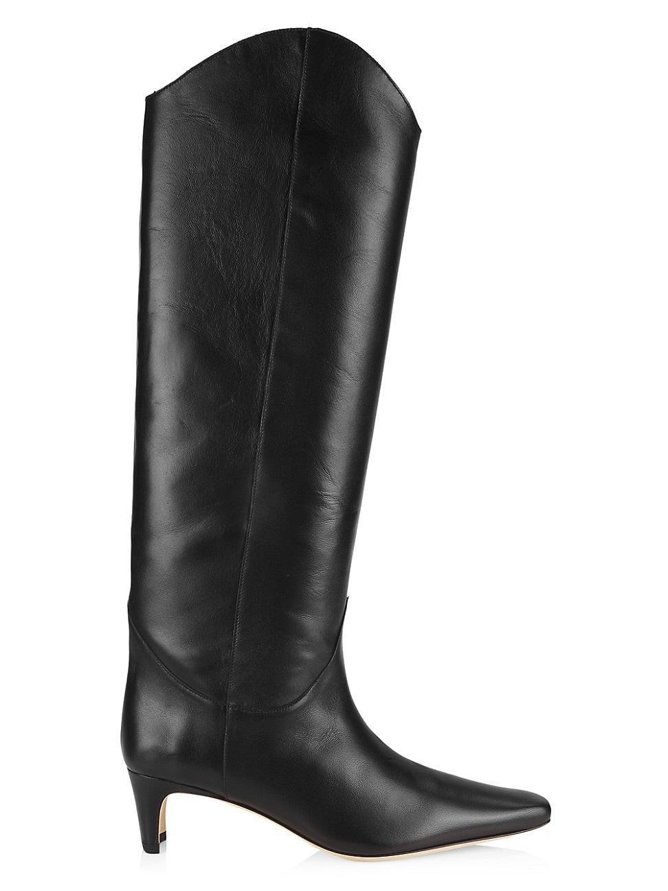 Womens Western Wally 50MM Leather Knee-High Boots Product Image