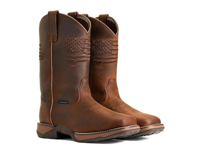 Ariat Anthem Patriot Waterproof Composite Toe Work Boot (Distressed ) Women's Shoes Product Image