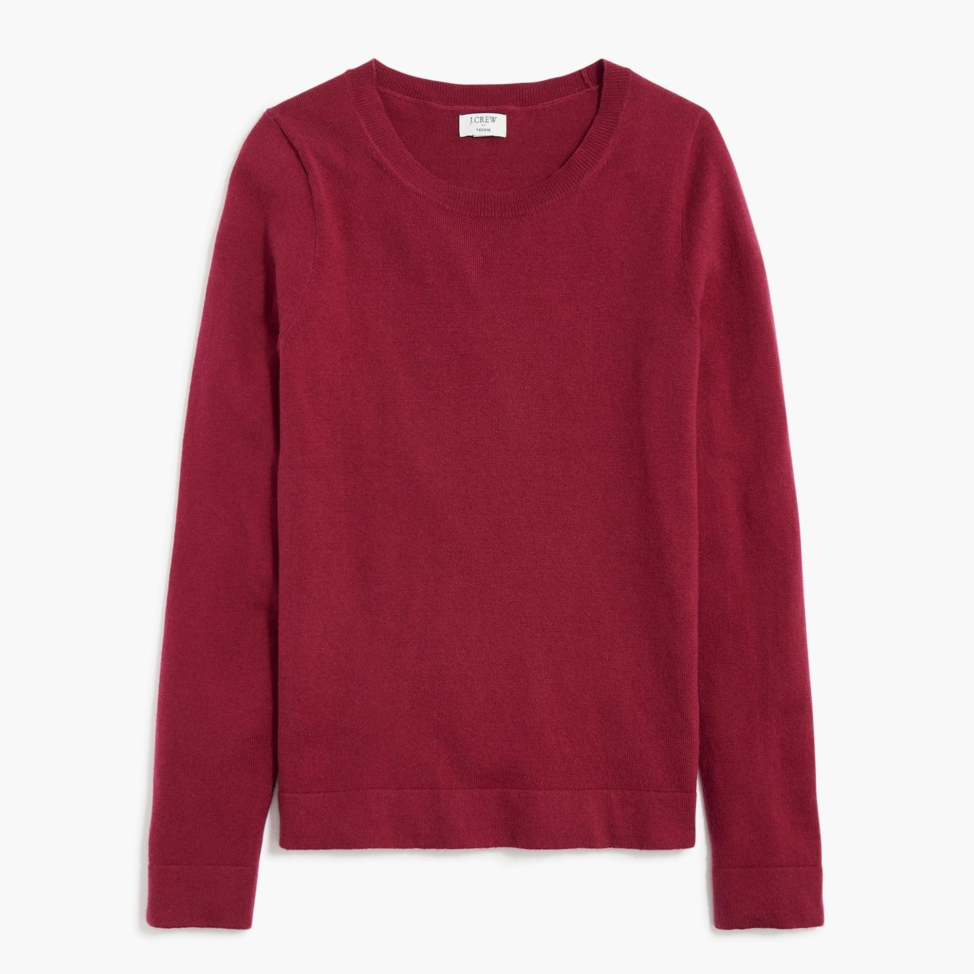 Cotton-wool blend Teddie sweater Product Image