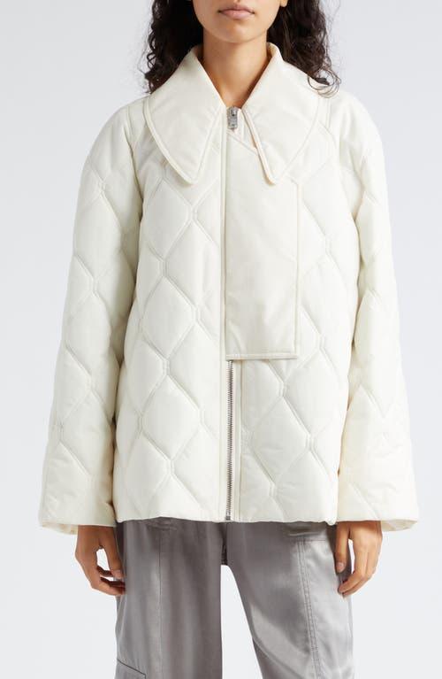 Womens Boxy Quilted Ripstop Jacket Product Image